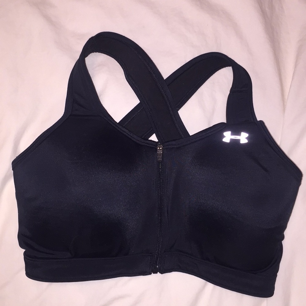 Under Armour Zip Up sports bra